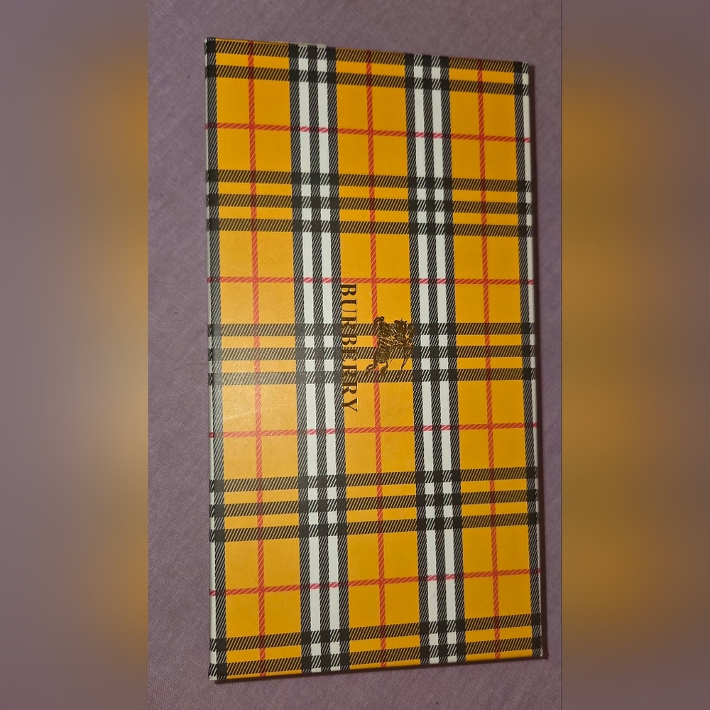 Burberry Yellow Plaid Box